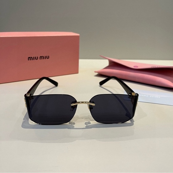 Miu Miu Black Sunglasses main image 7